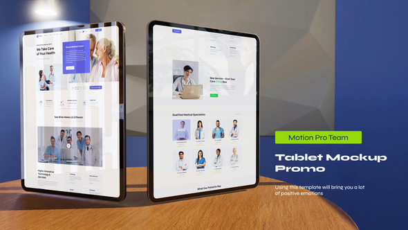 Tablet Mockup App Promo