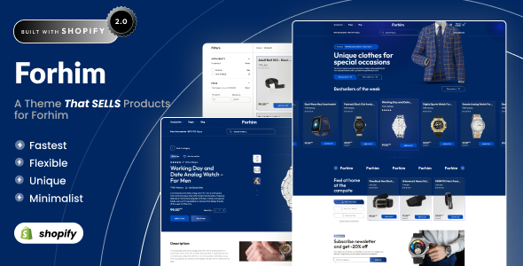 Forhim – Smart and Fashionable eCommerce Shopify OS 2.0 – 0 Sold!