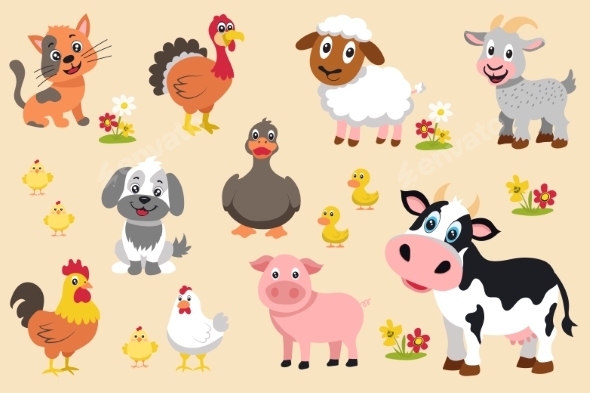 Cute Farm Animals