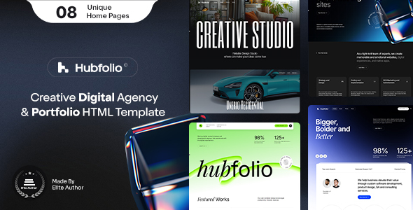 Hubfolio - Digital Agency & Portfolio Template