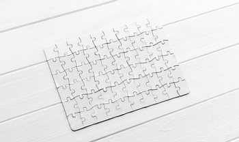 White jigsaw puzzle