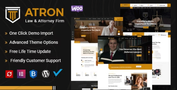 ATRON || Attorney & Lawyers WordPress Theme