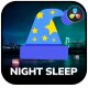 Night Sleep Icons And Titles for DaVinci Resolve - VideoHive Item for Sale