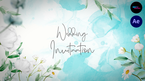 Watercolor Wedding Invitation Slideshow 2.0 alt