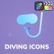Diving Icons And Titles for FCPX - VideoHive Item for Sale