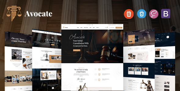 Avocate - Attorney Lawyer HTML Template