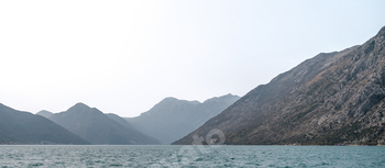 Mountains, sea, nature, Travel, Eco-travel, panoramic view, nature banner, leisure, business travel,