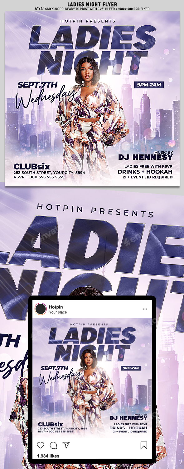 Ladies Night Flyer