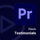 Reels - Testimonials Premiere Pro Templates - VideoHive Item for Sale
