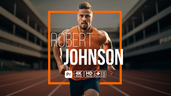 Sports Promo for Premiere Pro - High Energy Action Trailer Animation Template