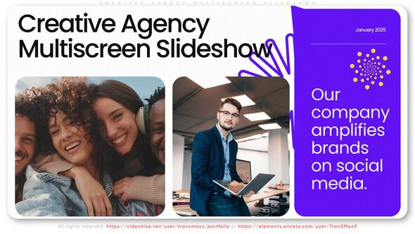 Creative Agency Multiscreen Slideshow