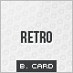 Retro Business Card - GraphicRiver Item for Sale