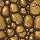 100 different seamless hand painted gold rocks pictures - 3DOcean Item for Sale