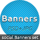 Social Banners - Social Web Banner Set - GraphicRiver Item for Sale