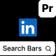 LinkedIn Search Bar, Profile, Result - VideoHive Item for Sale