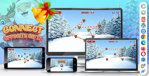 Connect Opposite Gifts ( Construct | C3P | CAPX | HTML5 ) Christmas Game