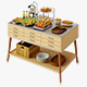 Food Serving Table with Poultry Dishes - 3DOcean Item for Sale