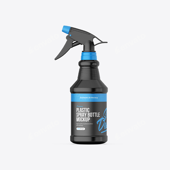 Spray Bottle Mockup