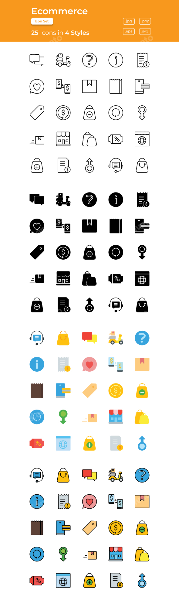 Ecommerce Icon Set