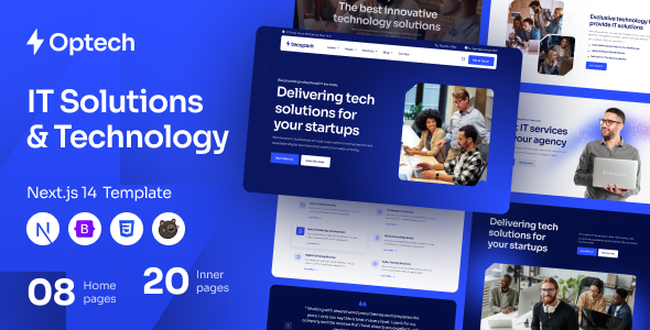 Optech IT Solution & Technology React NextJs 14 Template