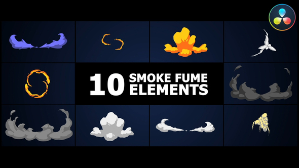 Smoke Fume Elements for DaVinci Resolve