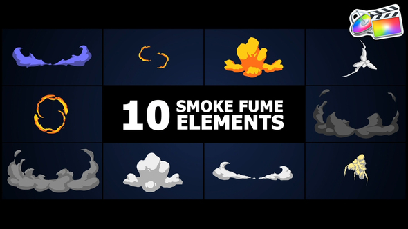 Smoke Fume Elements for FCPX