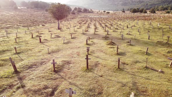 Sad Hill Cemetery in Spain.