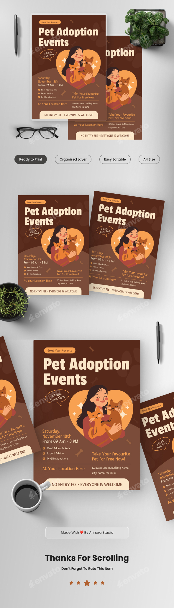 Pet Adoption Events Flyer