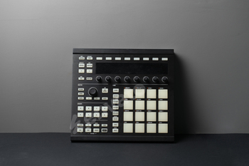 a music instrument, black beat machine controller, audio equipment