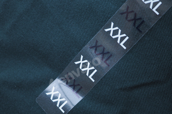 XXXL size clothing label tag