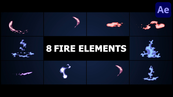 Fire Elements for After Effects