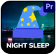 Night Sleep Icons And Titles for Premiere Pro - VideoHive Item for Sale