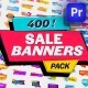 Animated Sale Banners Pack for Premiere Pro: Editable & Responsive Black Friday Discounts & More - VideoHive Item for Sale