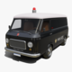 Vintage Police Van - 3DOcean Item for Sale