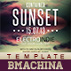 Indie Poster Template - Contained Sunset - GraphicRiver Item for Sale
