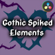 Gothic Spiked Elements | DaVinci Resolve - VideoHive Item for Sale