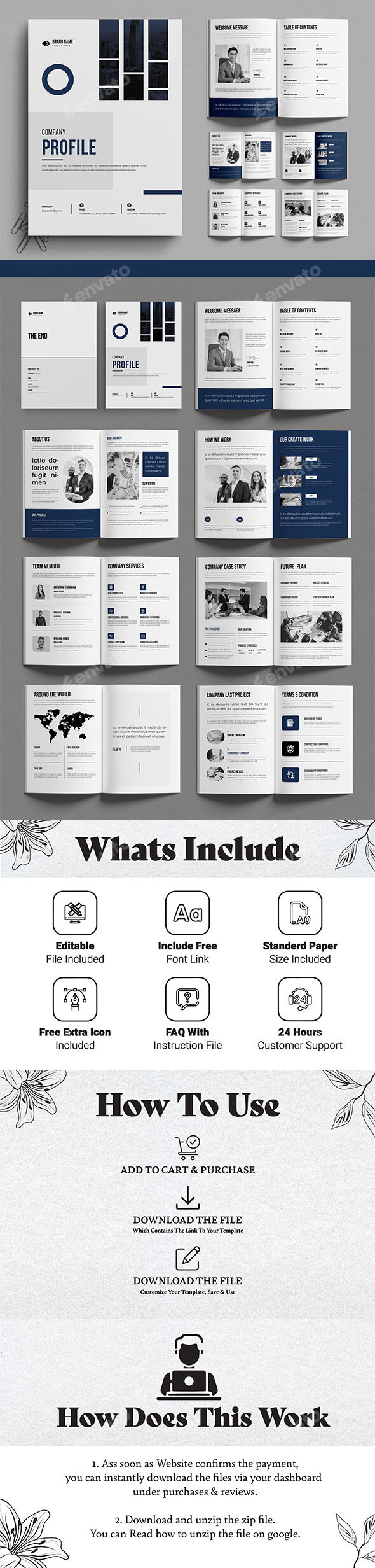 Company Profile Brochure Template