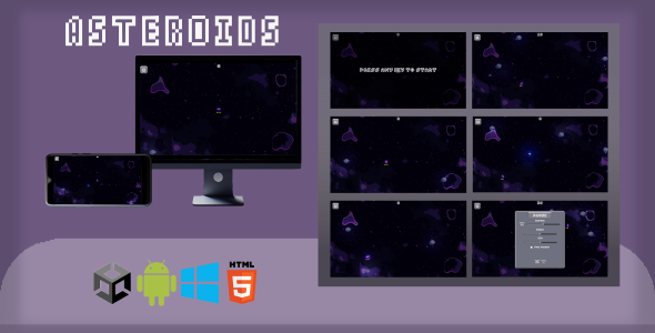 Asteroids Infinity - UNITY / HTML