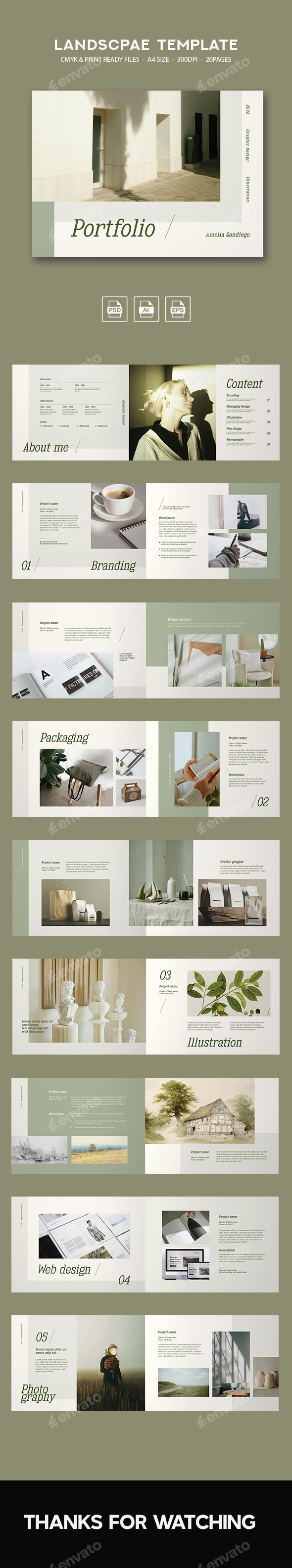 Personal Portfolio Brochure