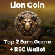Lion Coin Tap-2-Earn Clicker Game With Telegram Mini App + API + Bot + BSC (Binance) Wallet Connect - CodeCanyon Item for Sale