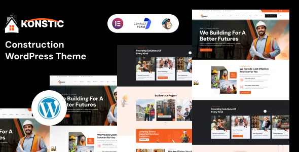 Konstic - Construction WordPress Theme