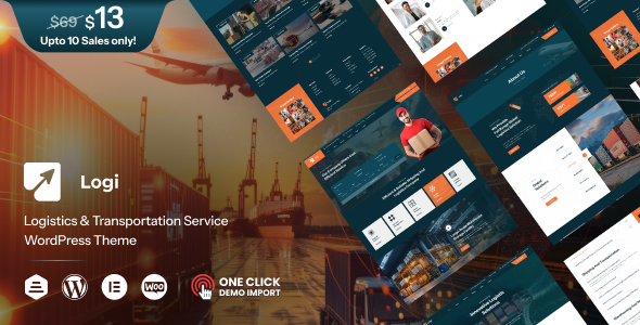 Logi – Logistics Services WordPress Theme – 0 Sold!