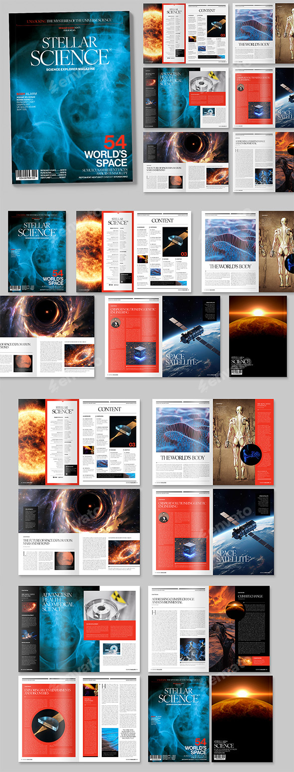 Science Magazine Template