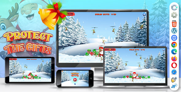 Protect The Gifts ( Construct | C3P | CAPX | HTML5 ) Christmas Game