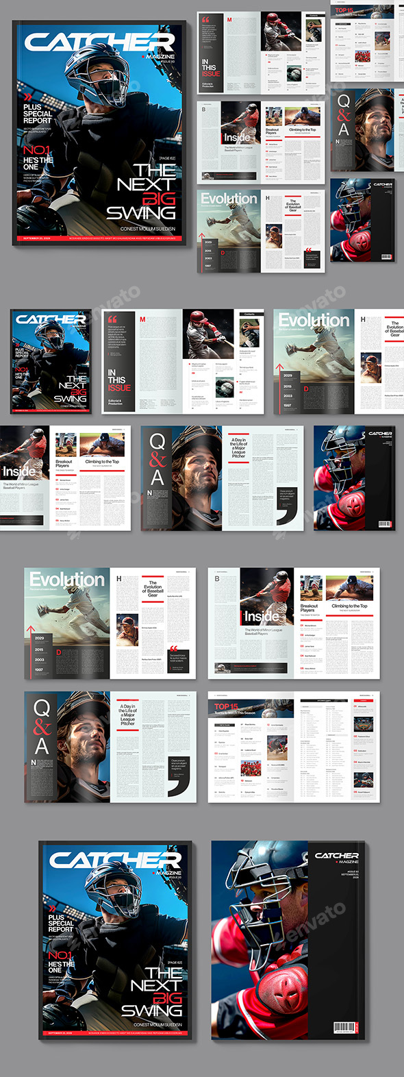 Sport Magazine Template