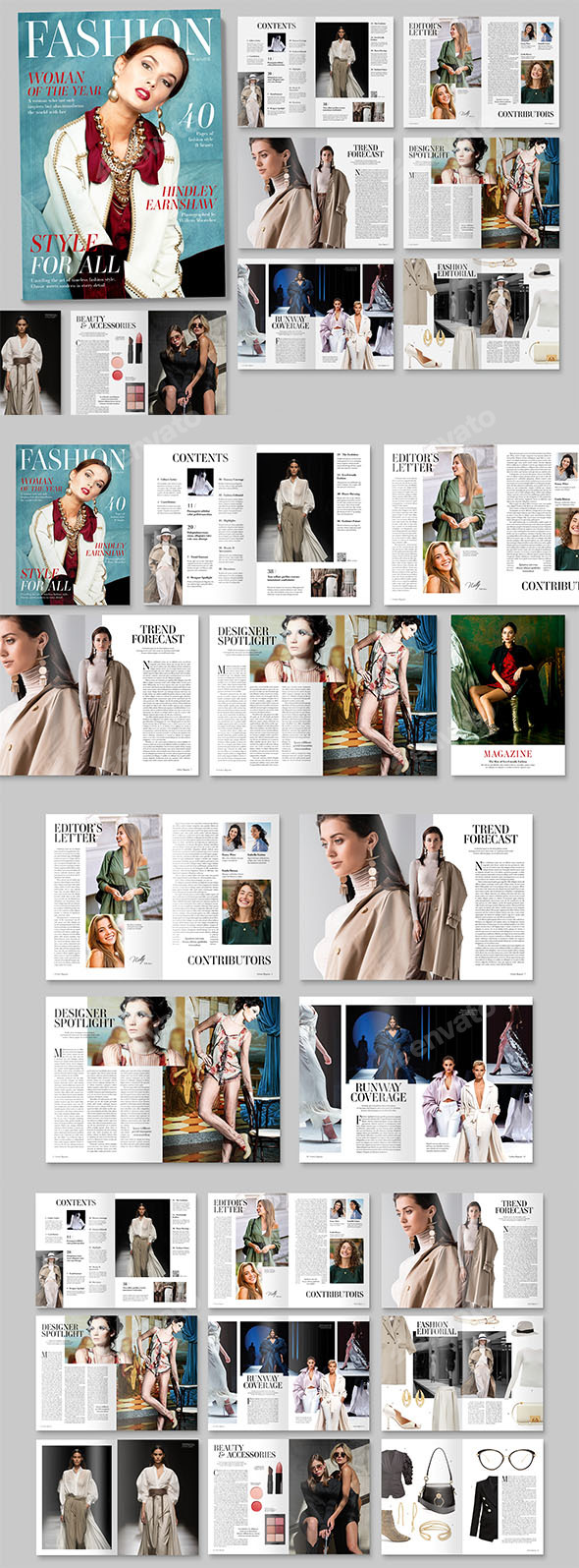 Fashion & Lifestyle Magazine Template