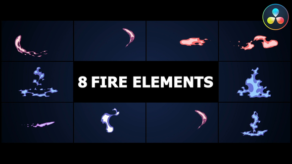 Fire Elements for DaVinci Resolve