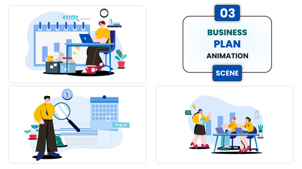 Business Plan Animation Scene