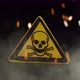 Poison Sign Over a Smoky Background - VideoHive Item for Sale
