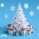 Christmas tree with Christmas lights and gift boxes - VideoHive Item for Sale